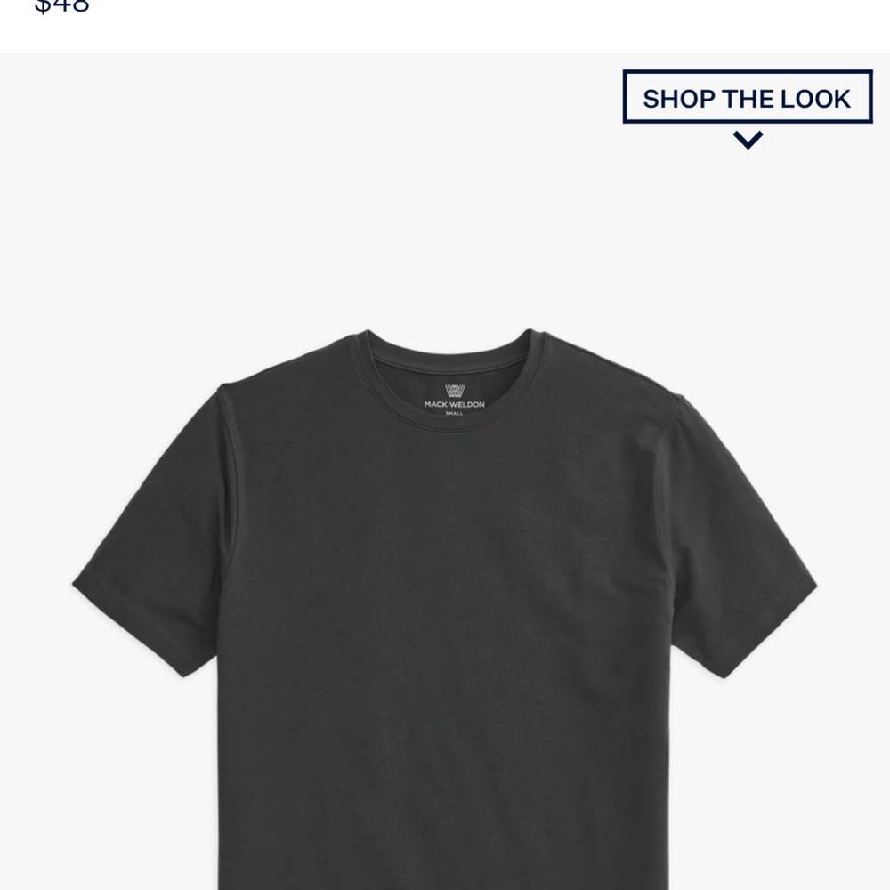 Set of 4 Mack Weldon Black T-Shirts RN 137077
